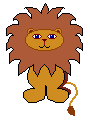 Gif animé lion calme